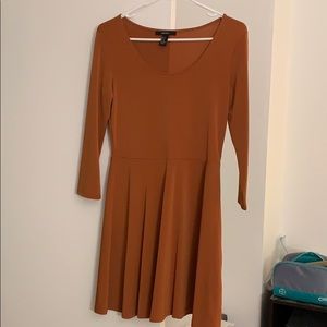 Burnt orange dress